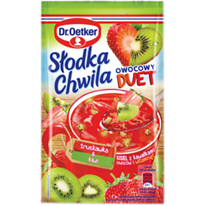 Kisiel Słodka Chwila Duet Truskawka-Kiwi 32g Dr.Oetker