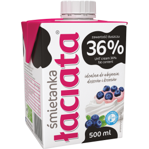 Śmietanka UHT 36% Łaciata 500ml Mlekpol