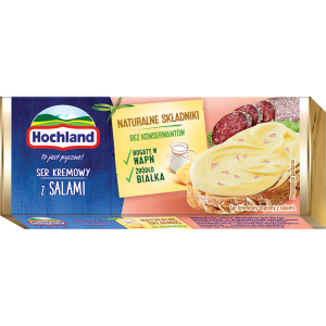 Serek Topiony Kremowy z Salami Bloczek 90g Hochland