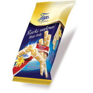 Rurka Waflowa z Kremem Waniliowym 260g Tago