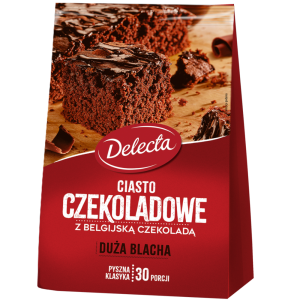 Ciasto Duża Blacha Czekoladowe 670g Delecta