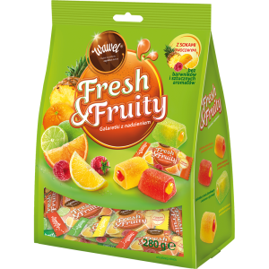 Galaretki z Nadzieniem Owocowym Fresh&Fruity 280g Wawel