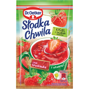 Kisiel Słodka Chwila Truskawkowa Kawałki Owoców 31,5g Dr.Oetker