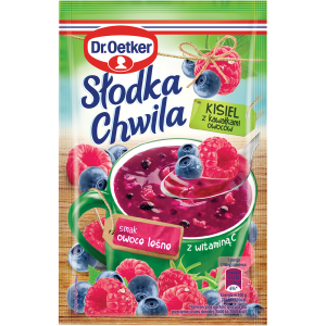 Kisiel Słodka Chwila Owoce Leśne Kawałki Owoców 31,5g Dr.Oetker