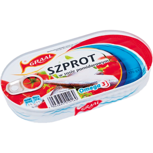 Szprot w Sosie Pomidorowym 170g Graal