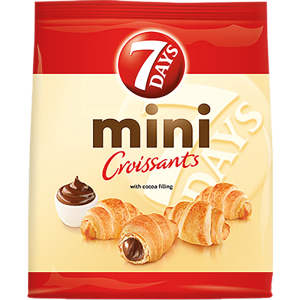 Rogalik 7 Days Mini z Nadzieniem Kakaowym 185g