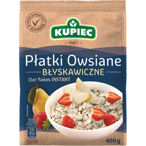 Płatki Owsiane Błyskawiczne 400g Kupiec