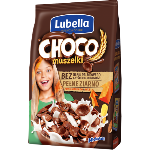 Płatki Mlekołaki Choco Muszelki Lubella 250g