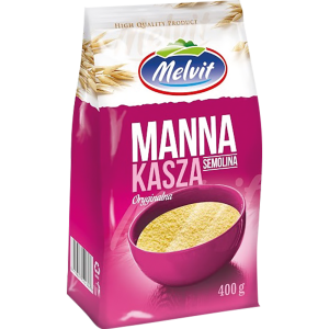 Kasza Manna Extra Drobna 400g Melvit