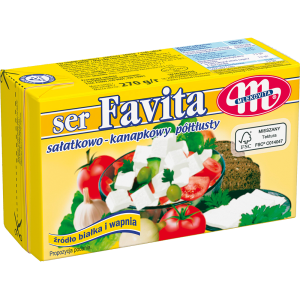 Ser Favita 12% Żółta 270g Mlekovita