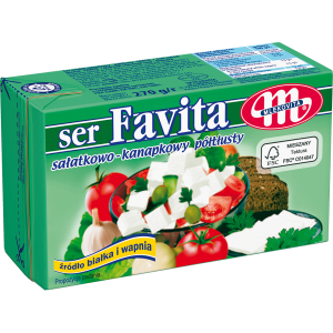 Ser Favita 16% Zielona 270g Mlekovita