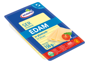 Ser Żółty Edamski Plastry 150g Mlekpol