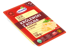Ser Żółty Królewski z Kolna Plastry 150g Mlekpol