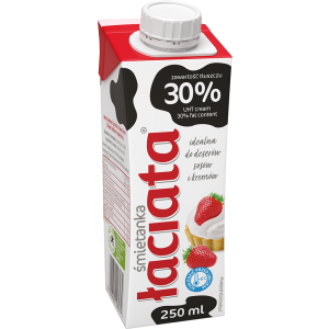 Śmietanka UHT 30% Łaciata 250ml Mlekpol