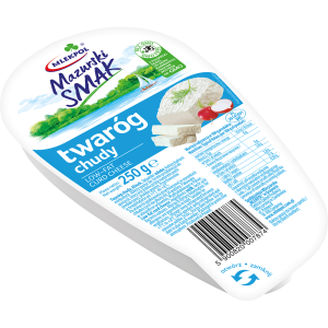 Twaróg Lekki Mazurski Smak Klinek 250g Mlekpol