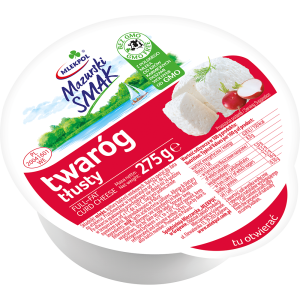 Twaróg Tłusty Mazurski Smak 275g Mlekpol