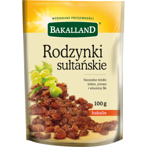 Rodzynki Sułtańskie 100g Bakalland
