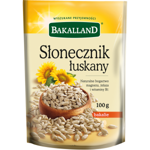Słonecznik Łuskany 100g Bakalland