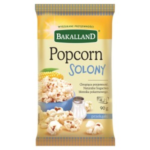 Popcorn do Mikrofalówki Solony 90g Bakalland