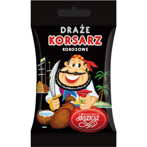 Draże Kokosowe Korsarz 70g Skawa