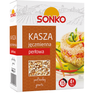 Kasza Jęczmienna Perłowa 4*100g Sonko