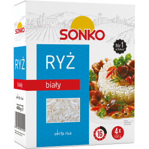 Ryz Biały 4*100g Sonko