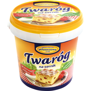 Twaróg Sernikowy 1kg OSM Włoszczowa
