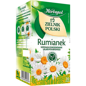 Herbata Ziołowa Zielnik Polski Rumianek 20*1,5g Herbapol