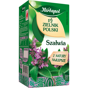 Herbata Ziołowa Zielnik Polski Szałwia 20* 1,2g Herbapol