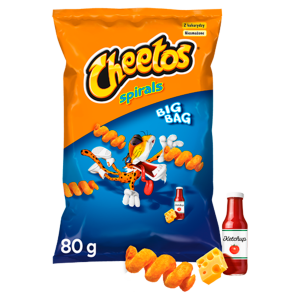 Chrupki Cheetos Ser z Ketchupem 80g