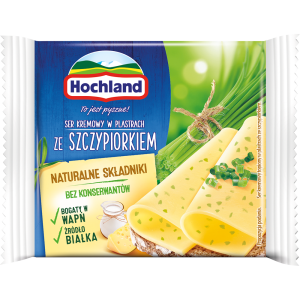 Ser Kremowy ze Szczypiorkiem Plastry 130g Hochland