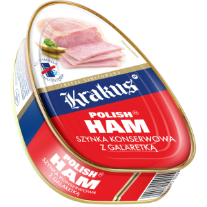 Szynka Konserwowa Wieprzowa Polish Ham Krakus 455g