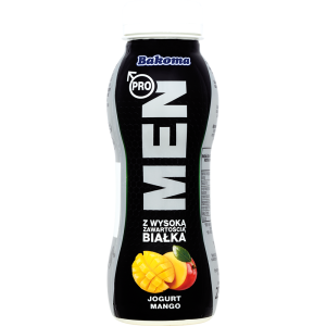 Jogurt Wysokoproteinowy Men do Picia Mango 230g Bakoma