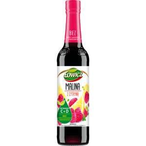 Syrop Malina z Cytryną Łowicz 400ml