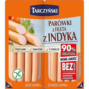 Parówki z Fileta z Indyka 160g Tarczyński