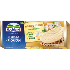 Serek Topiony Kremowy z Pieczarkami Bloczek 90g Hochland