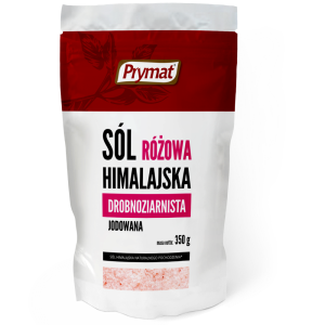 Sól Różowa Himalajska Drobnoziarnista 350g Prymat