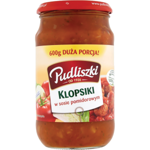 Klopsiki Wieprzowe w Sosie Pomidorowym 600g Pudliszki