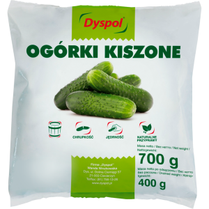Ogórki kiszone 400g Dyspol