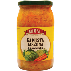 Kapusta Kiszona z Marchewką 900ml Edmal