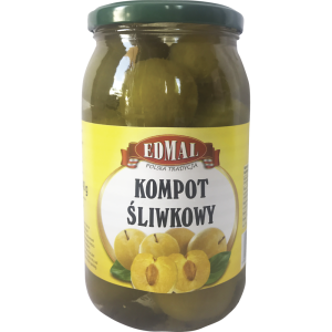 Kompot Śliwkowy 900ml Edmal