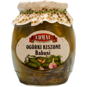Ogórki Kiszone Babuni 750ml Edmal