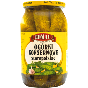 Ogórki Konserwowe Staropolskie 900ml Edmal