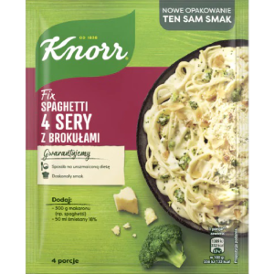 Fix Spaghetti 4 Sery z Brokułami 43g Knorr