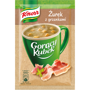 Zupa Gorący Kubek Żurek z Grzankami 17g Knorr