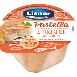 Pasta z Makreli Wędzonej Pastella 80g Lisner