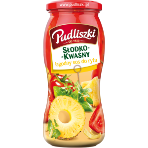 Sos Słodko-Kwaśny Łagodny 500g Pudliszki