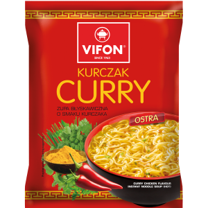 Zupa Błyskawiczna Kurczak Curry Ostra 70g Vifon
