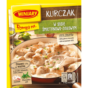 Fix Pomysł Na... Kurczaka w Sosie Śmietanowo-Ziołowym 30g Winiary