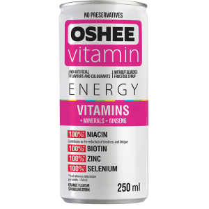 Napój Gazowany Vitamin Energy Witaminy+Minerały 250ml Oshee